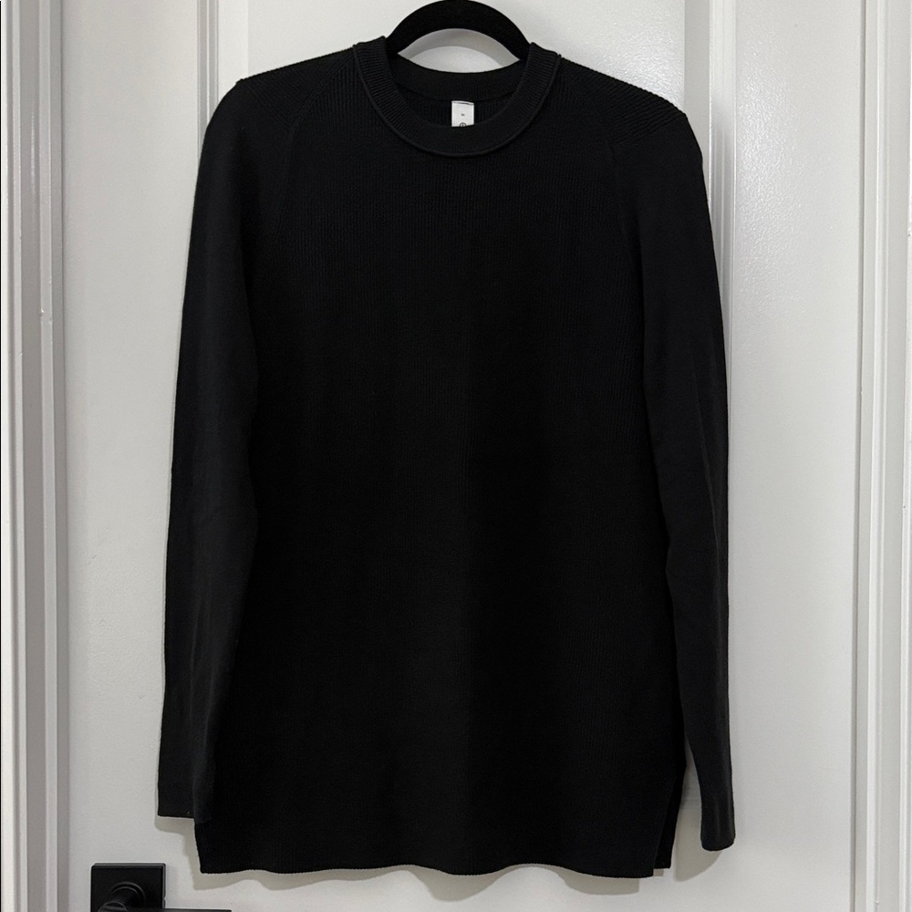 Lululemon Take It All In Cotton-Blend Sweater Black